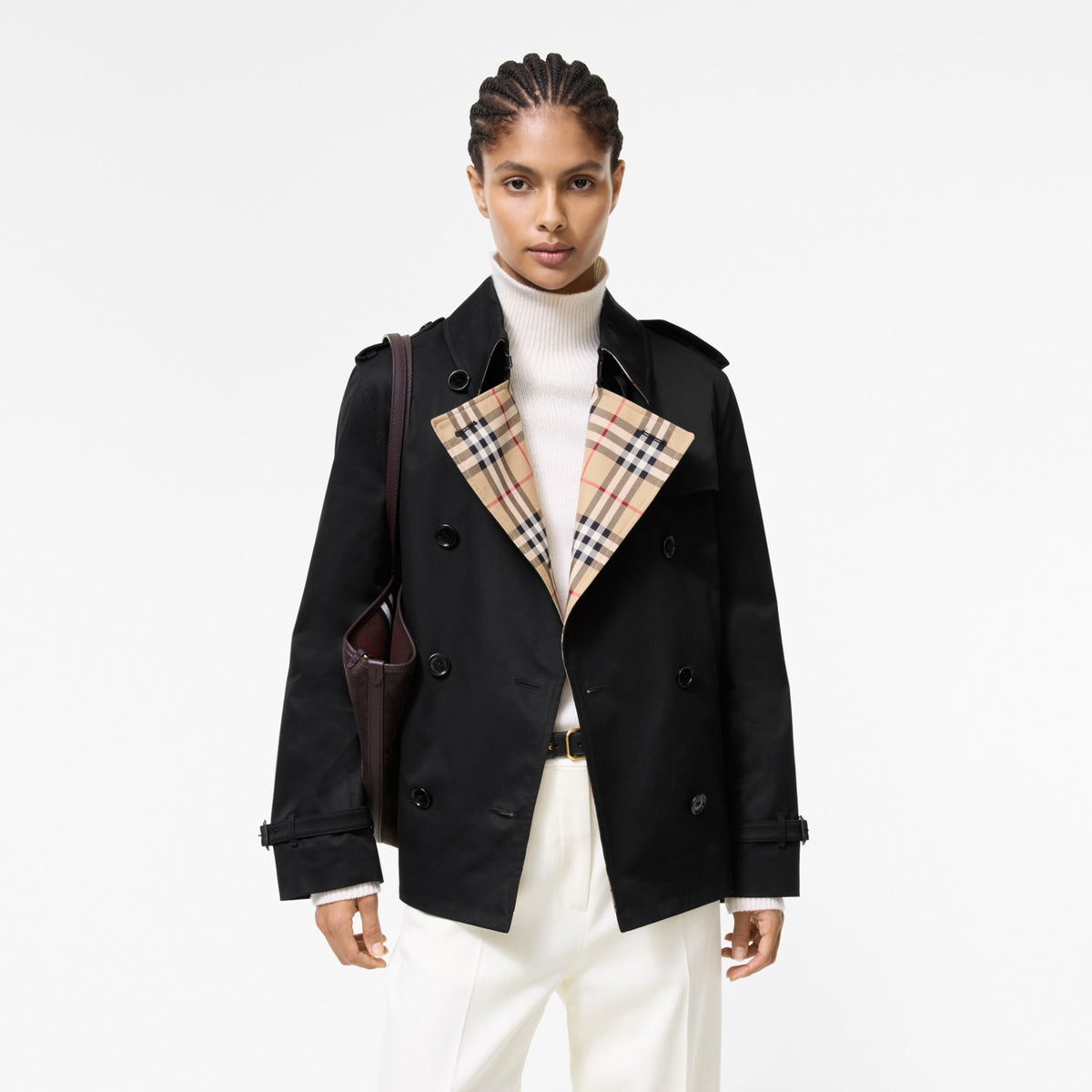 Burberry Lakefield Noir · Veste trench