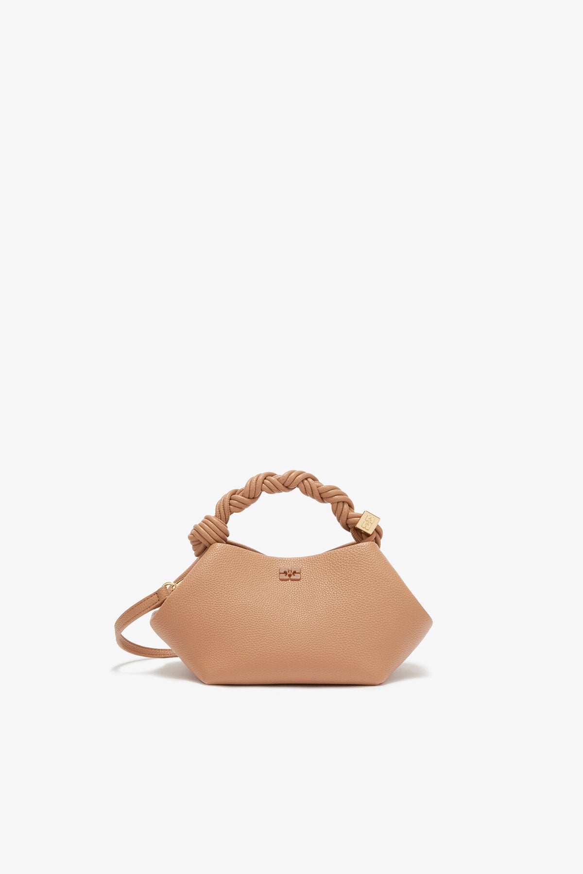 Ganni Small Bou Bag Camel