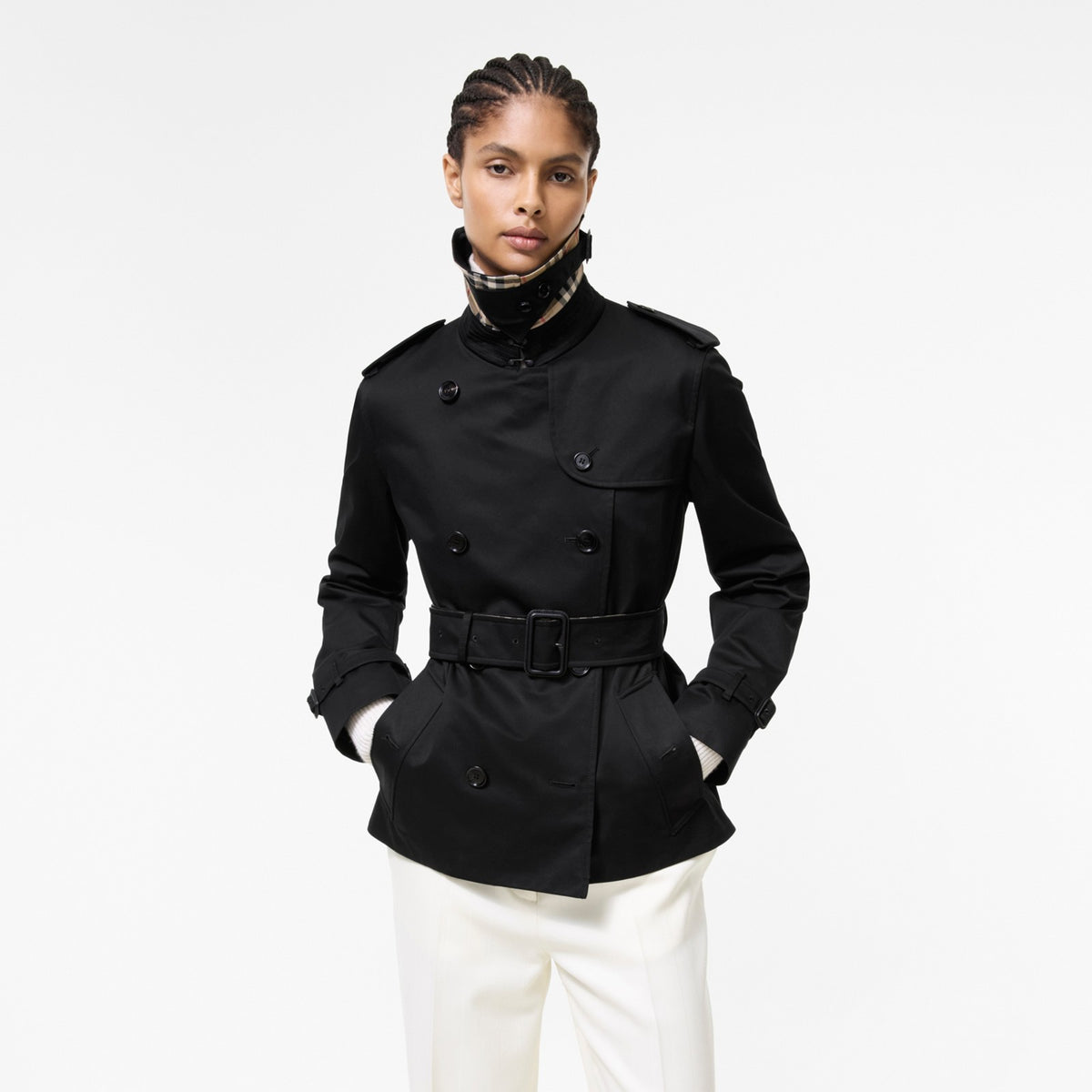 Burberry Lakefield Noir · Veste trench