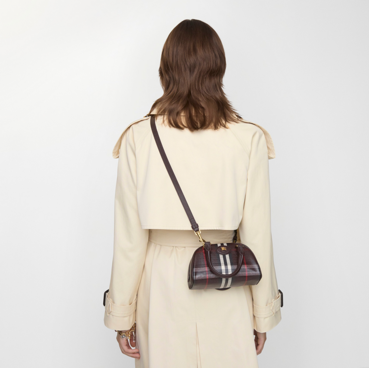 Burberry Highlands Mini Bowling Bag Black