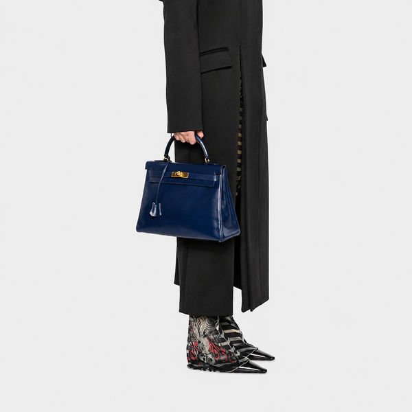 Hermès Kelly 32 Bag Blue