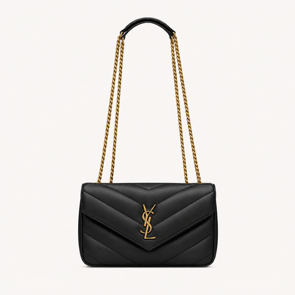 Saint Laurent Loulou Small Quilted Bag Black
