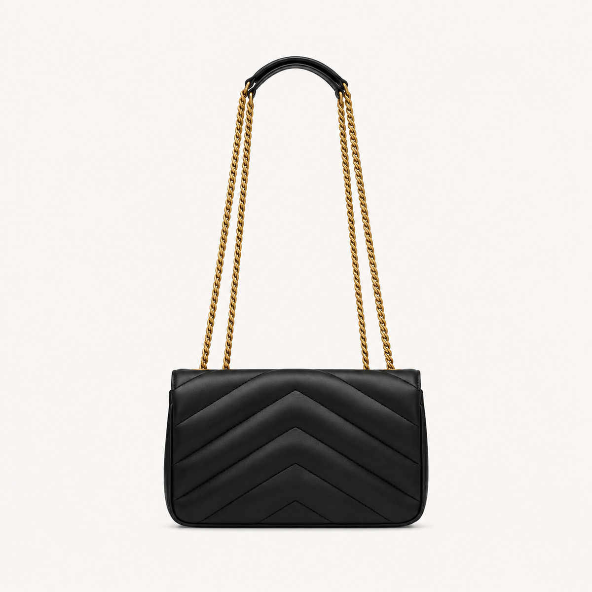 Saint Laurent Loulou Small Quilted Bag Black