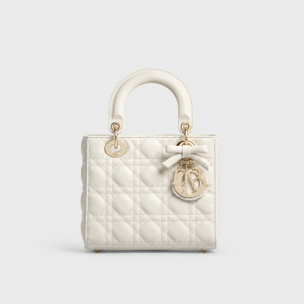 Dior Lady Small Shoulder Bag White