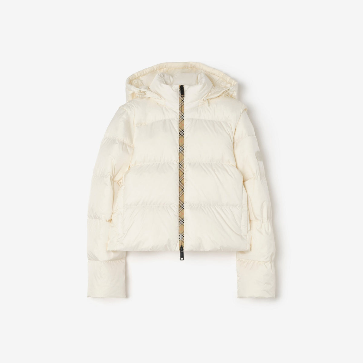 Burberry Langdale Blanc · Doudoune à manches amovibles