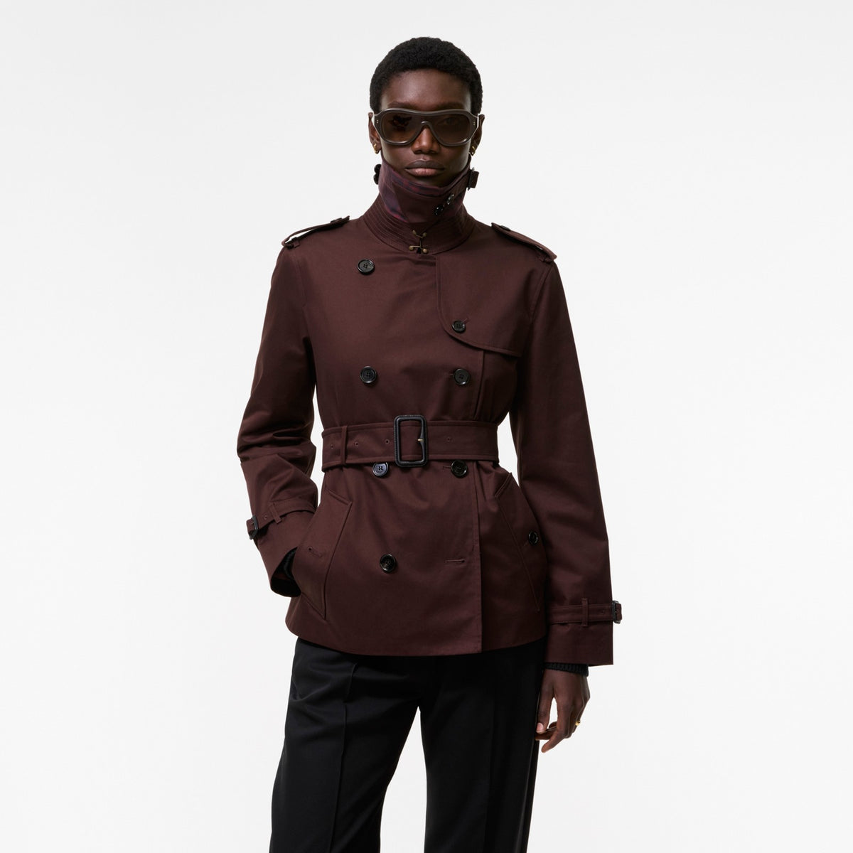 Burberry Lakefield Acajou · Veste trench