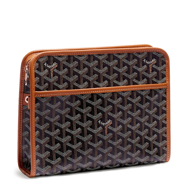 Goyard Black and Tan Pouch