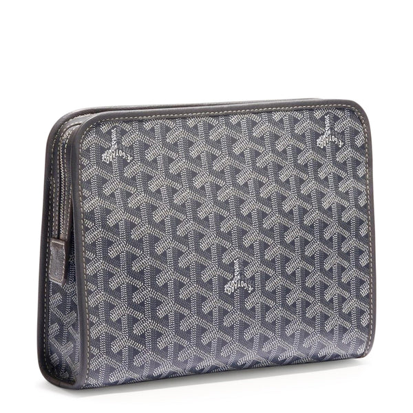 Goyard Grey Pouch
