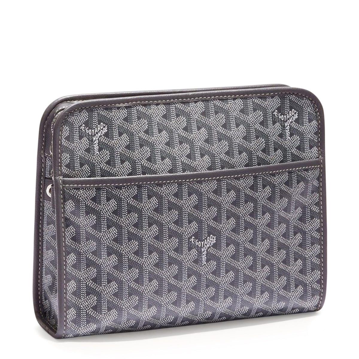 Goyard Grey Pouch