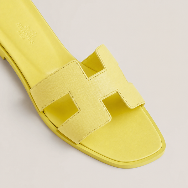 Hermes Sandals Pastel Yellow