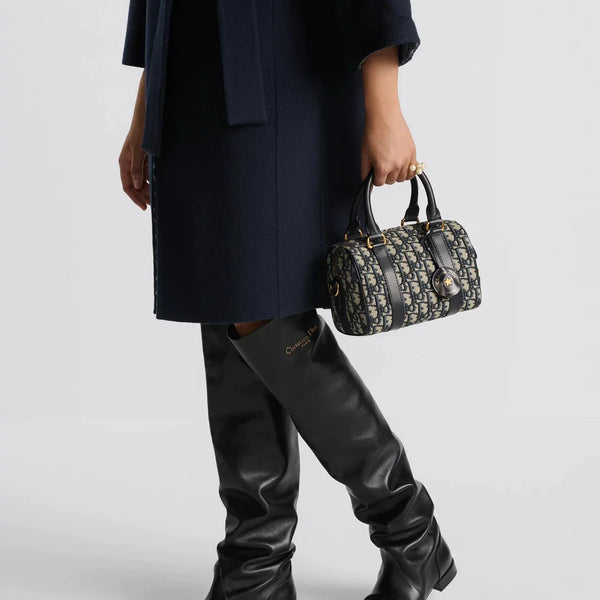 Dior Groove 20 Bag Blue Canvas