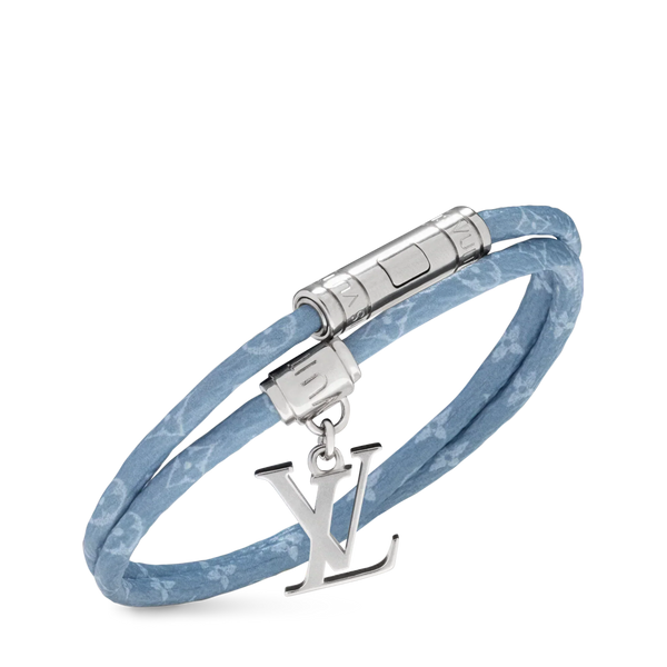 LV - Bracelet Monogram Double Tour Bleu