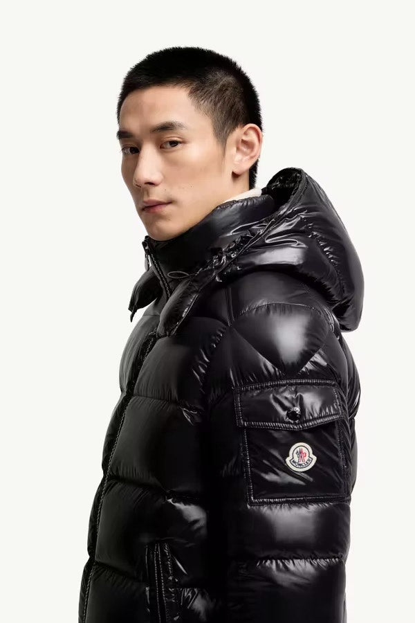 Moncler Maya Noir · Doudoune à capuche