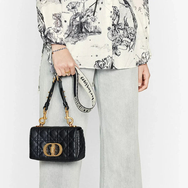 Dior Caro Bag Small Black