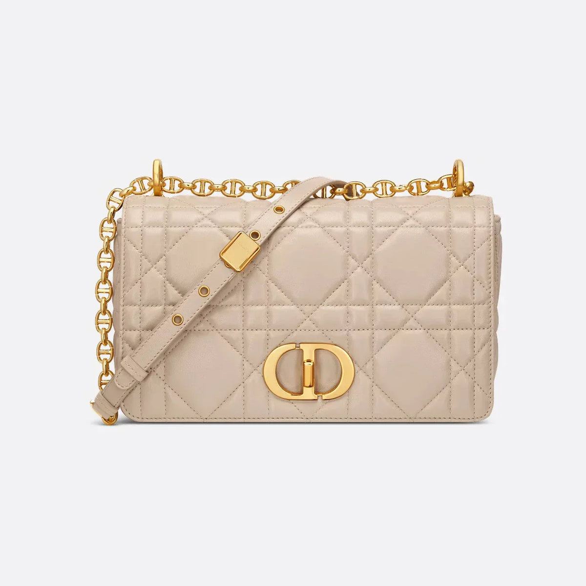 Dior Soft Caro Medium Bag Beige