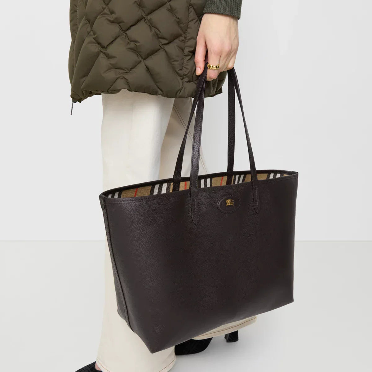 Burberry Reversible Bloomsbury Tote Hazel