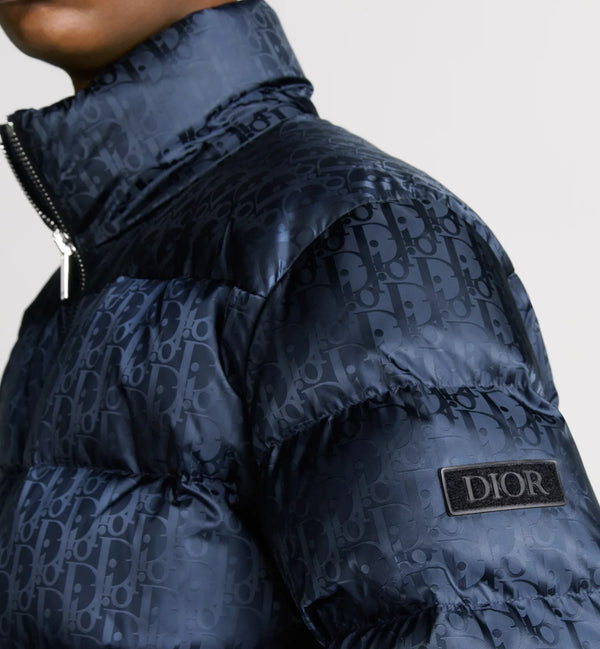 Dior Oblique Bleu Marine · Doudoune