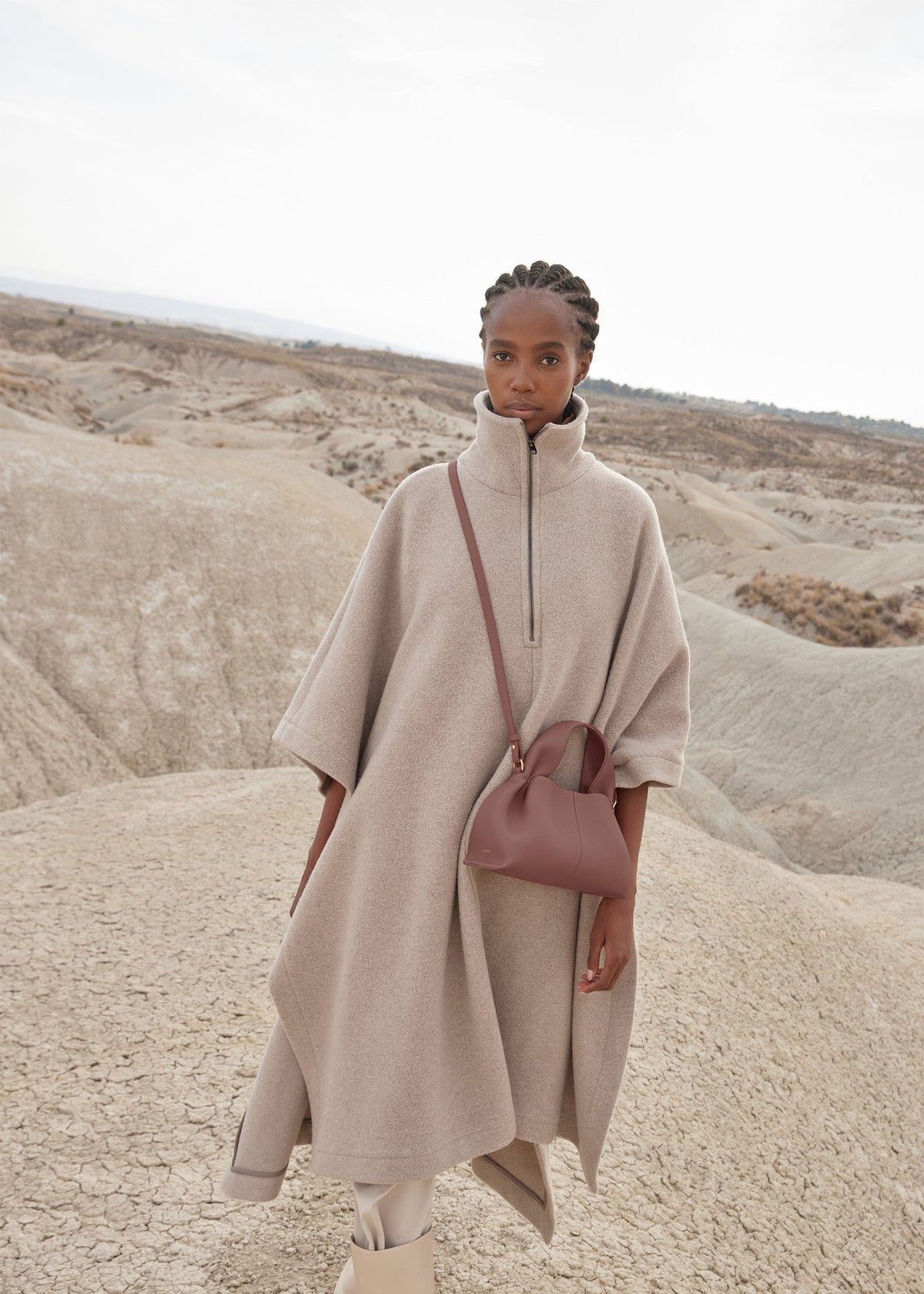 Polène Bag Numéro Neuf Mini Grained Blush