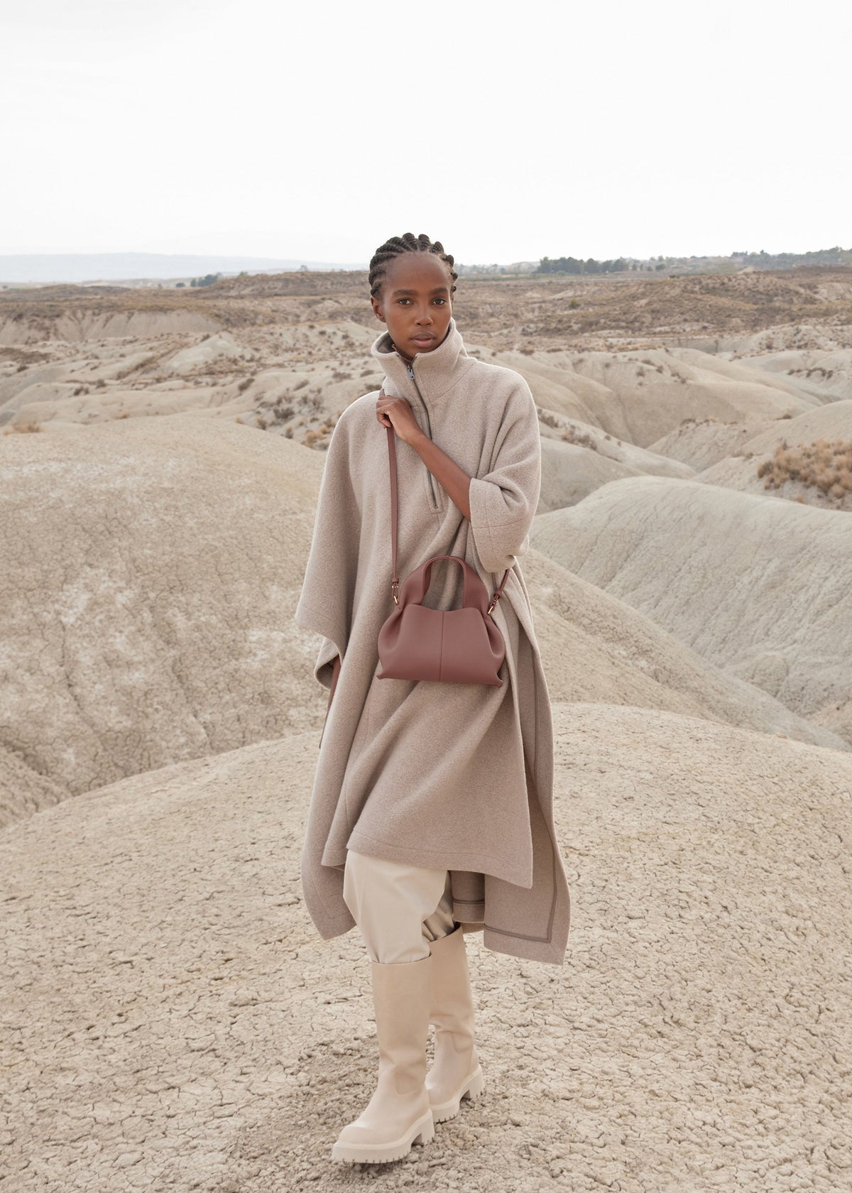 Polène Bag Numéro Neuf Mini Grained Blush