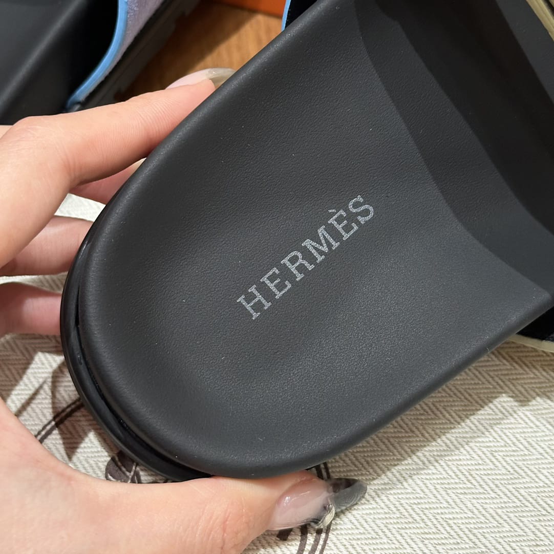 Hermes Chypre Khaki Blue