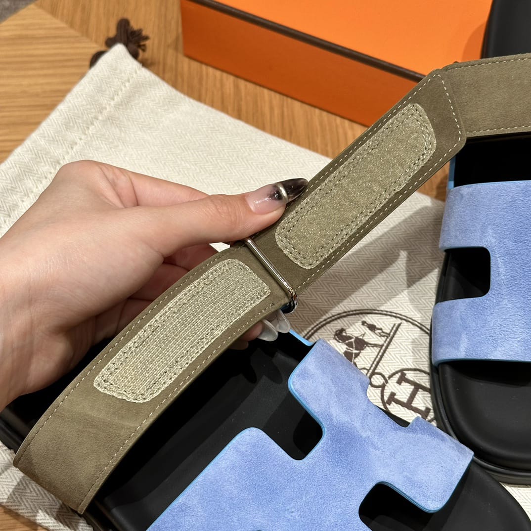 Hermes Chypre Khaki Blue