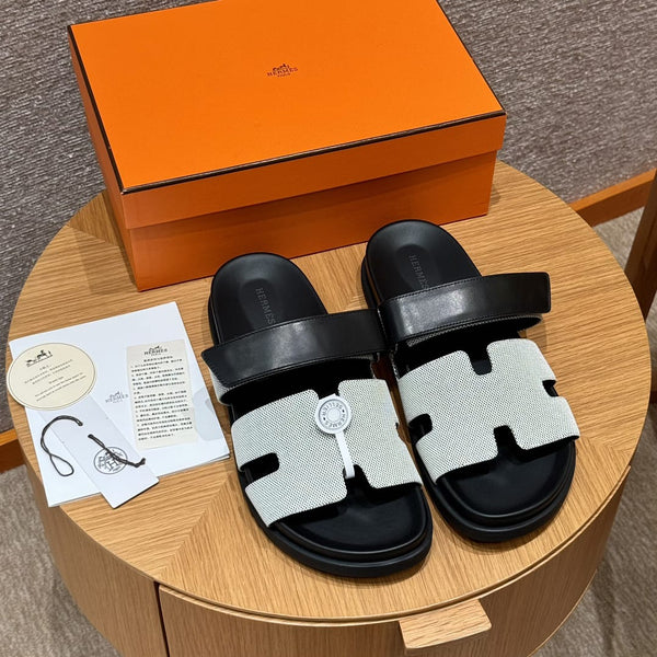 Hermes Chypre Black & Cream White