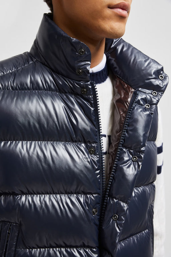 Moncler Tibb Bleu Marine · Gilet sans manches
