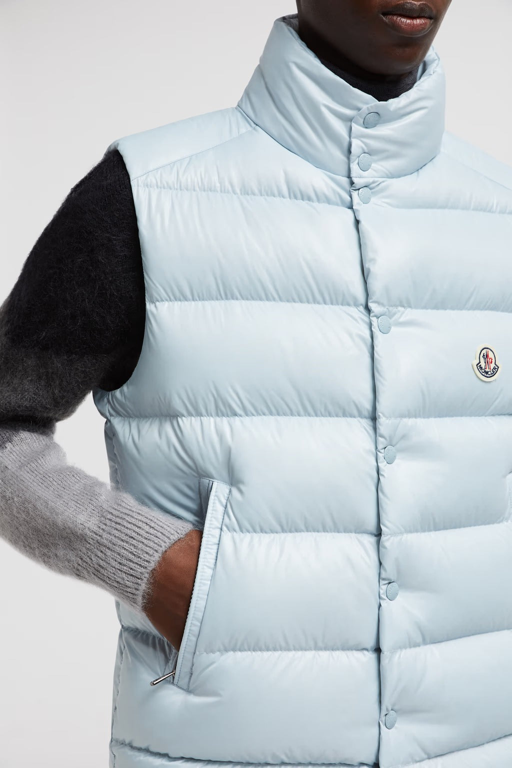 Moncler Tibb Bleu Ciel · Gilet sans manches