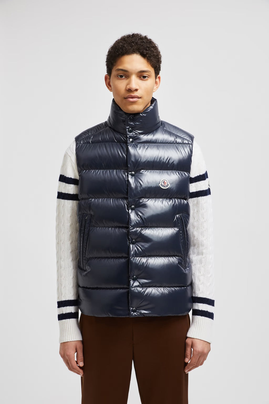 Moncler Tibb Bleu Marine · Gilet sans manches