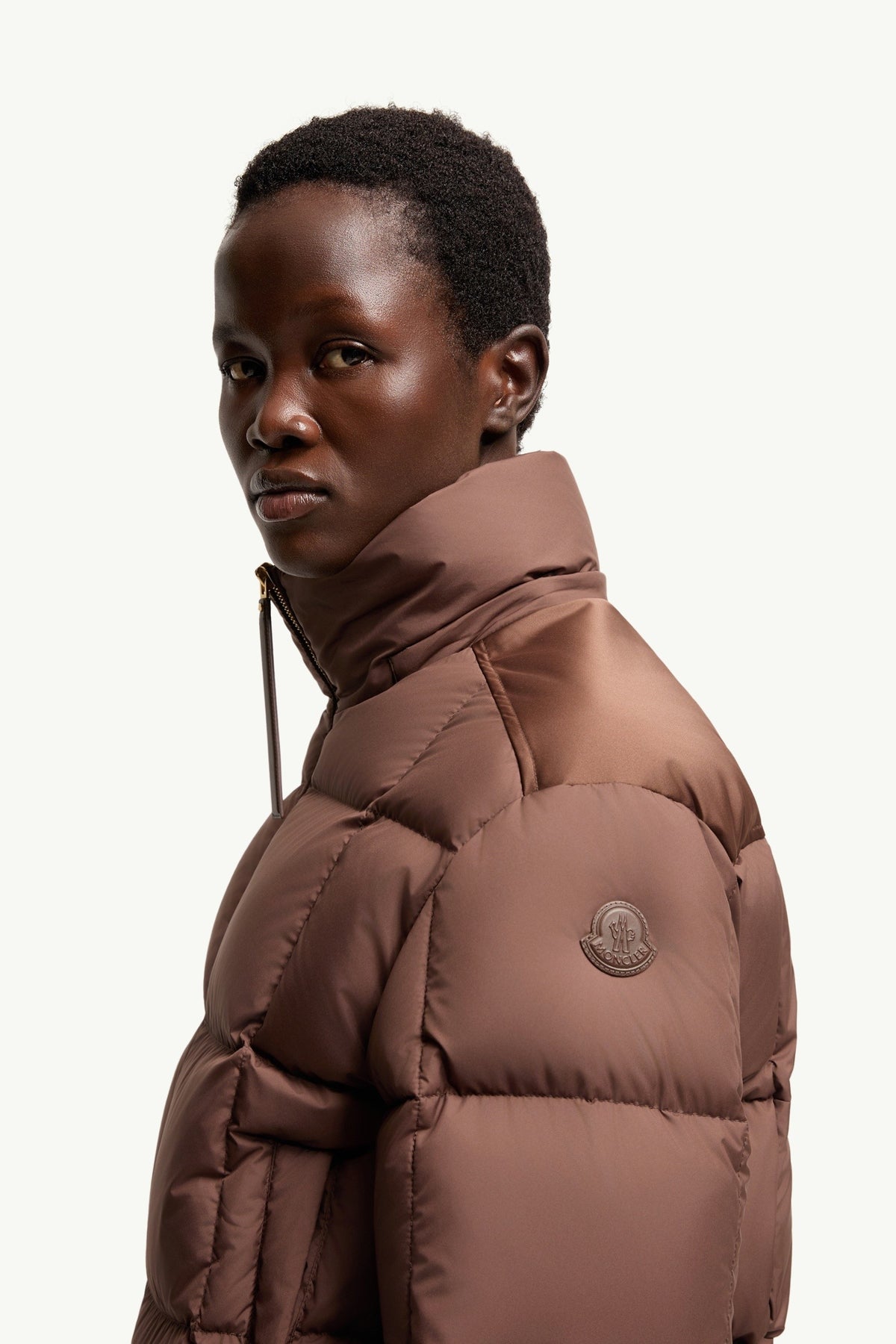Moncler Légèreté Marron · Doudoune à capuche