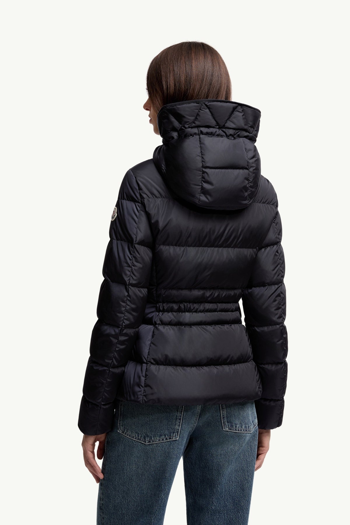 Moncler Avoce Bleu Nuit · Doudoune courte à capuche