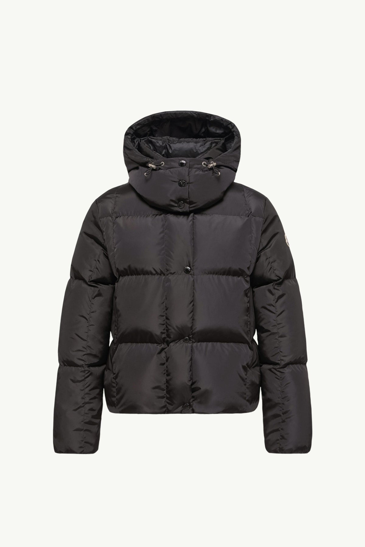 Moncler Castelnew Noir · Doudoune courte à capuche