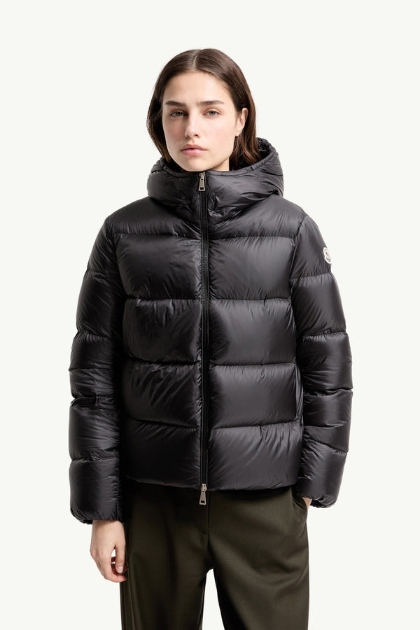 Moncler Feligule Noir · Doudoune courte à capuche