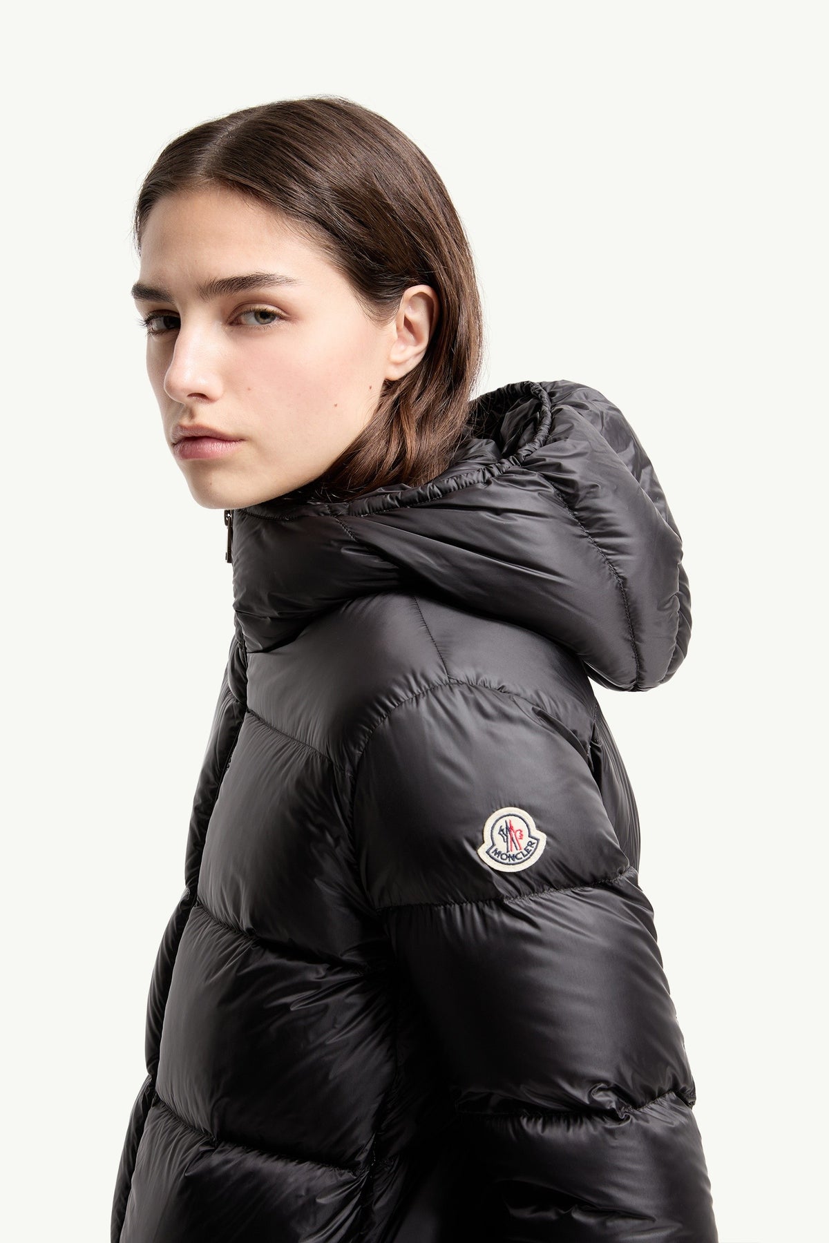 Moncler Feligule Noir · Doudoune courte à capuche