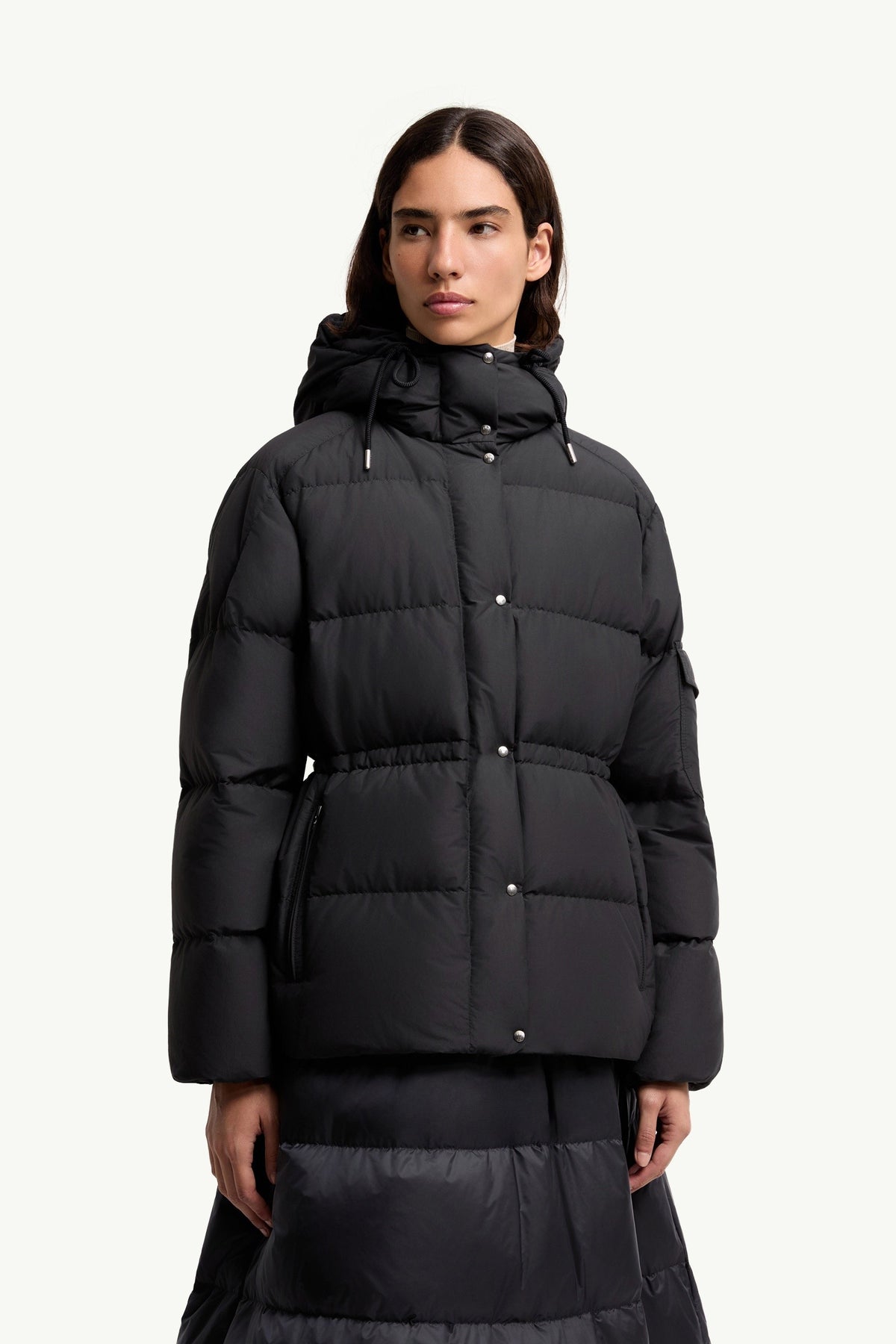Moncler Himalaya Bleu Foncé · Doudoune courte à capuche