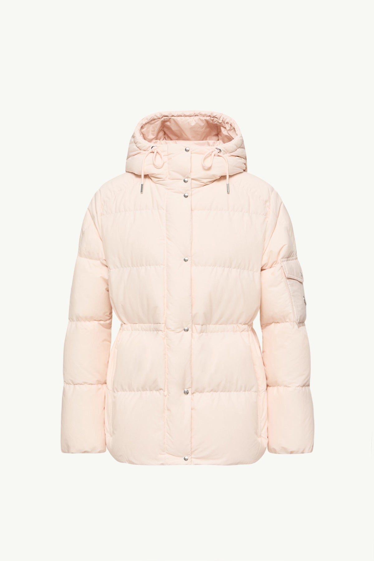 Moncler Himalaya Rose Clair · Doudoune courte à capuche