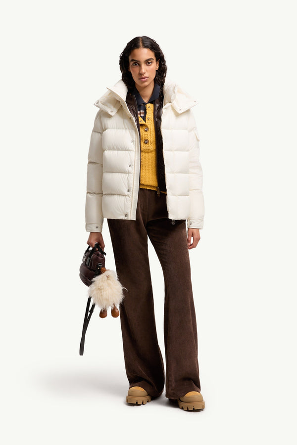 Moncler Maya 70 Blanc · Doudoune courte à capuche