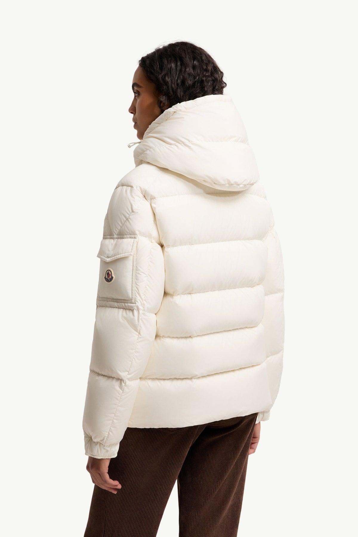Moncler Maya 70 Blanc · Doudoune courte à capuche