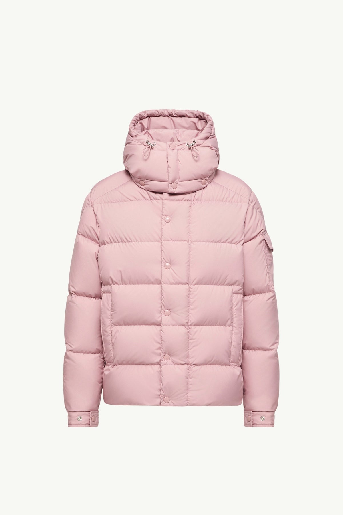 Moncler Maya 70 Rose · Doudoune courte à capuche