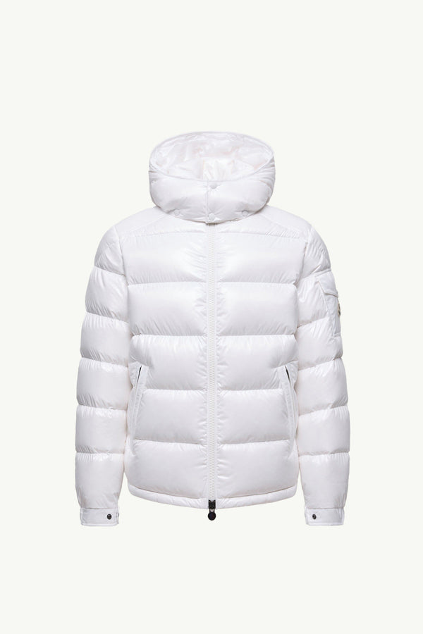 Moncler Maya Blanc · Doudoune à capuche
