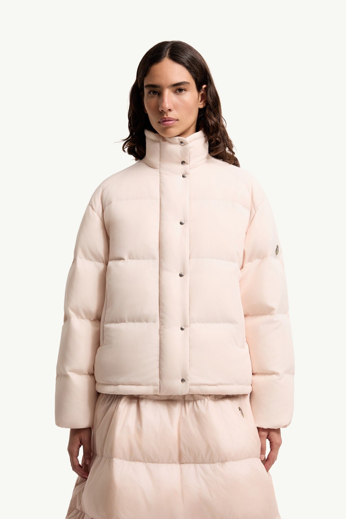 Moncler Verone Rose Clair · Doudoune courte