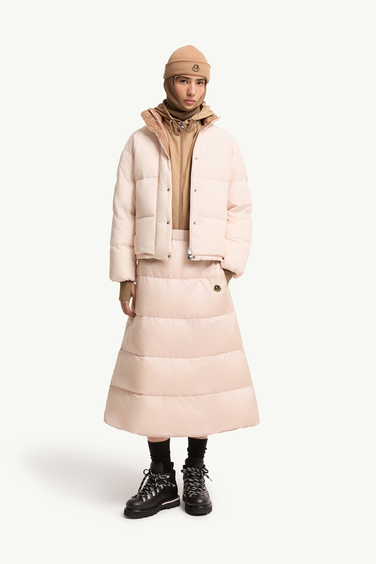 Moncler Verone Rose Clair · Doudoune courte