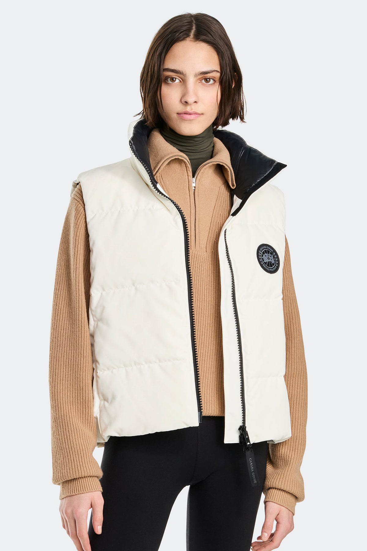 Canada Goose Grandview Blanc · Gilet court