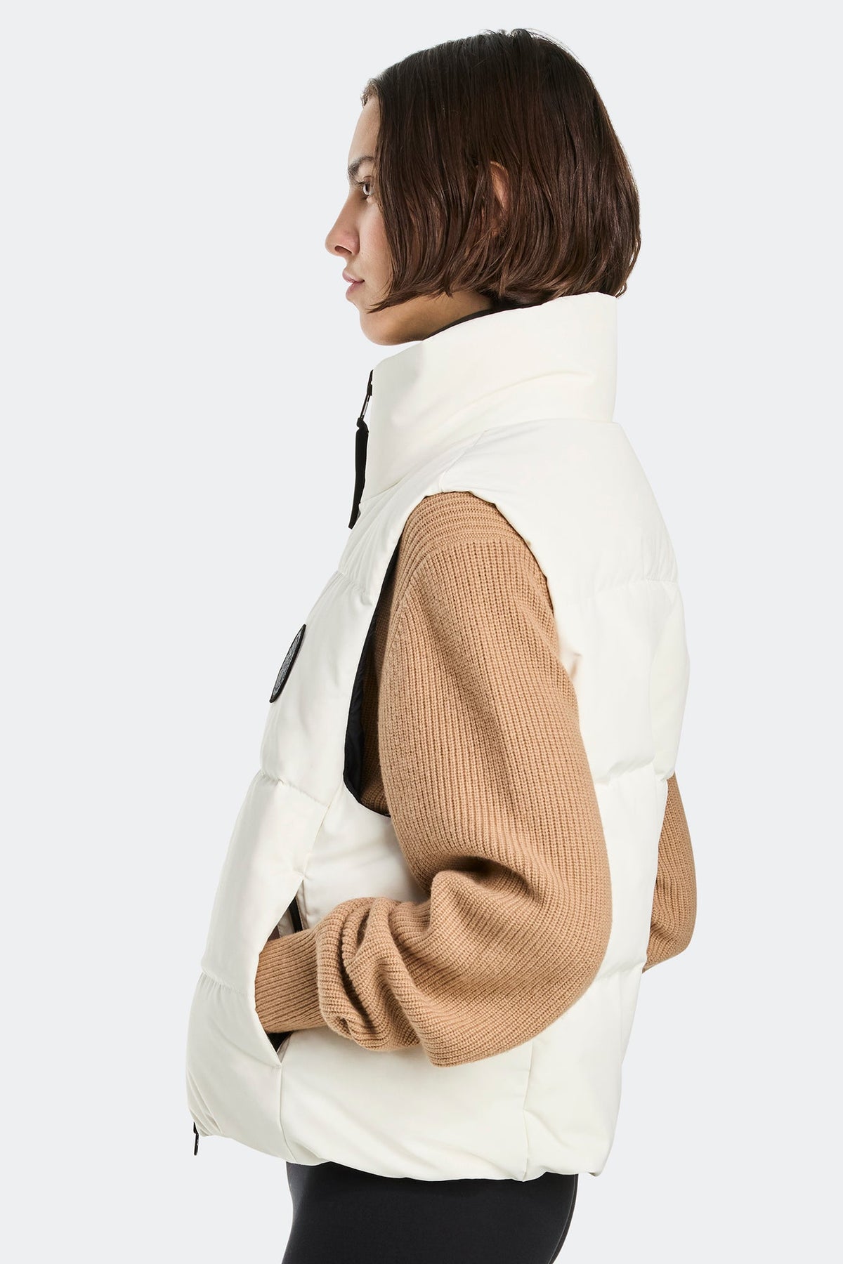 Canada Goose Grandview Blanc · Gilet court