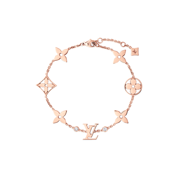 LV - Bracelet Monogram Blossom Or Rose