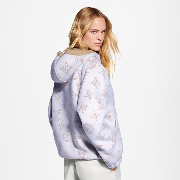 Louis Vuitton Double-Face Beige et Lilas · Veste réversible zippée