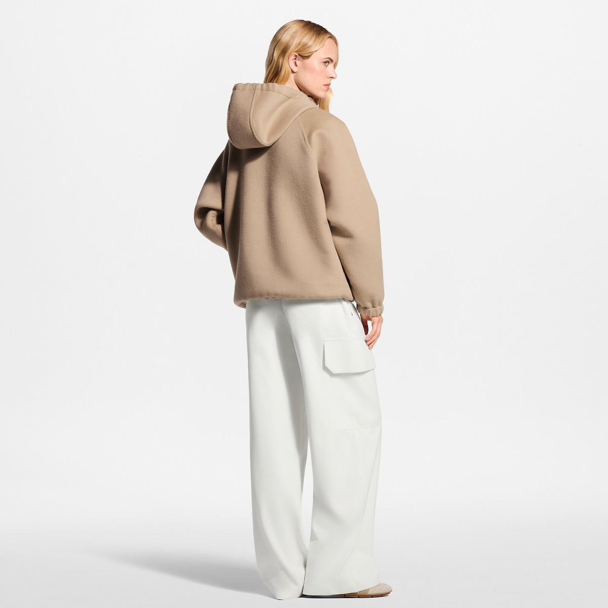 Louis Vuitton Double-Face Beige et Lilas · Veste réversible zippée