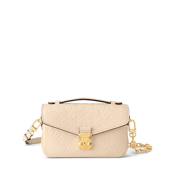 LV Pochette Metis East West Cream