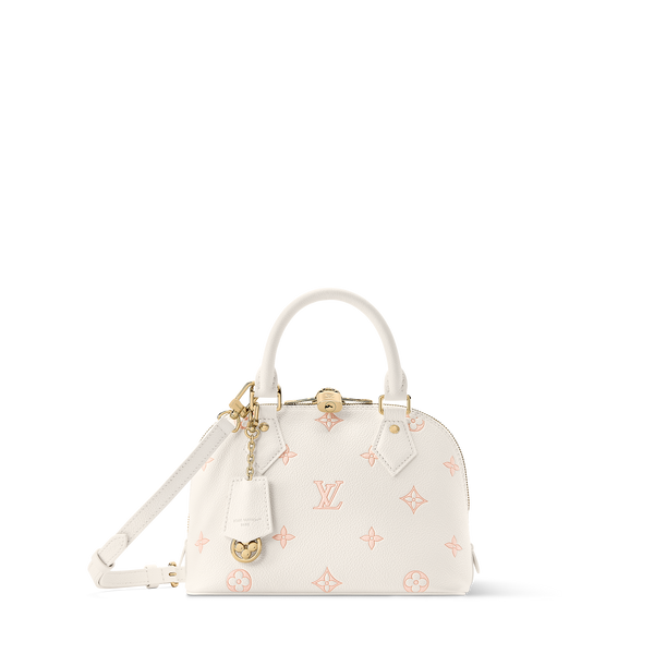 LV Alma BB Bag White Peach
