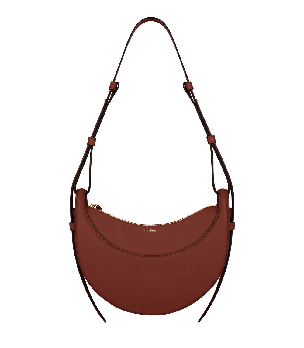 Polène Bag Numéro Dix Smooth Red Clay